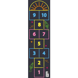 Animovaná hrací podložka – Hra Skákání panáka 50×190 cm