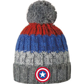 Avengers – Dětská zimní čepice Kapitán Amerika, velikost 56