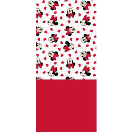 Dětský zimní nákrčník Minnie Mouse – srdíčka, zateplený fleece