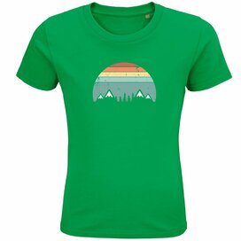 Dětské triko Retro příroda barevné