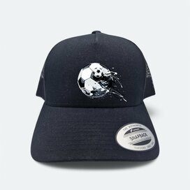 Kšiltovka Fotbalový míč černá