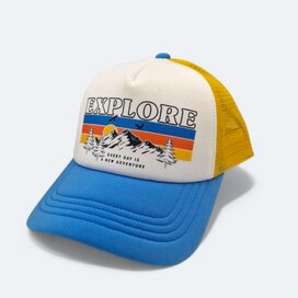 Kšiltovka SPORT, Explore, slunečnicově modrá