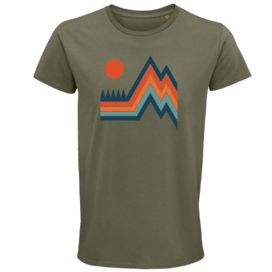 Pánské  tričko Retro příroda