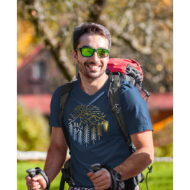 Pánské tričko Skica hor a lesů