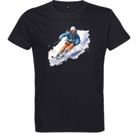 Pánské tričko Lyžař