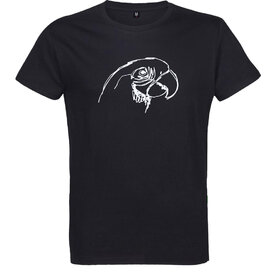 Pánské tričko Papoušek skica