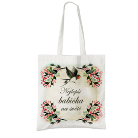 Taška Nejlepší babička ptáček 