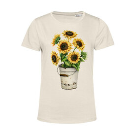 Dámské tričko Slunečnice v kbelíku