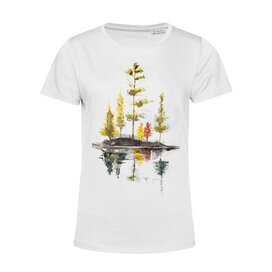Dámské tričko Stromy u jezera