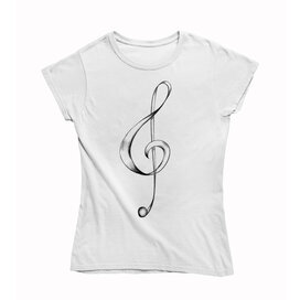 Dámské tričko Houslový klíč