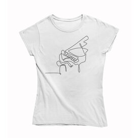 Dámské tričko Klavírista