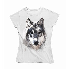 Dámské tričko Hlava vlka