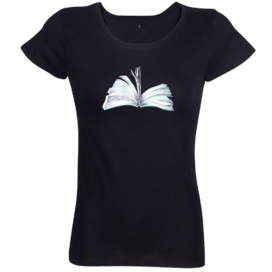 Dámské tričko Otevřená kniha
