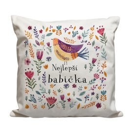 Polštář Nejlepší babička na světě 