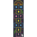 Animovaná hrací podložka – Hra Skákání panáka 50×190 cm