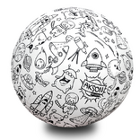 Balónový míč k vybarvení – Vesmír 30 cm