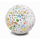 Balónový míč XXL – Zvířátka k vybarvení 85cm