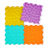 Ortopedická senzorická podložka puzzle pro děti - 4 díly