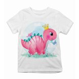 Dětské tričko Dinosaurus s korunkou