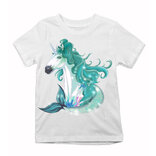 Dětské tričko Zelený jednorožec