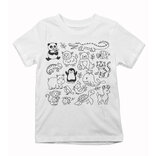 Dětské tričko Malovaná zvířátka mix