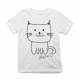 Dětské tričko Kočička meow