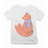 Dětské tričko Sedící liška