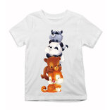 Dětské tričko Zvířátka na sobě