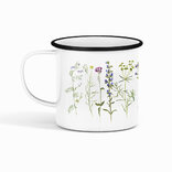 Smaltovaný hrnek Herbář