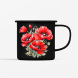 Smaltovaný hrnek Maky, 350ml