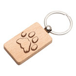 Dřevěná klíčenka Tlapka