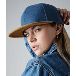 Kšiltovka Semišová Modrá