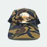 Kšiltovka Maskáč, jelen u jezera, zelený maskáč