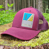 Kšiltovka Explore, bordó