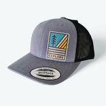 Kšiltovka Retro Explore, šedý melír