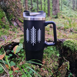 Termohrnek Síla přírody, 900 ml, černá