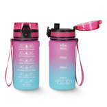 Sportovní láhev na vodu pitný režim 0,5l - růžová