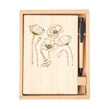 Dřevěný zápisník Maky