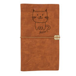 Retro zápisník Kočka meow