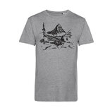 Pánské  tričko Hora v pozadí