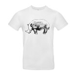 Pánské tričko Nosorožec skica