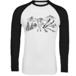 Pánské tričko dlouhý rukáv Skialp a hory