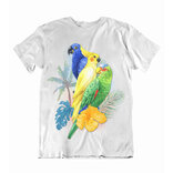Pánské tričko Barevní papoušci