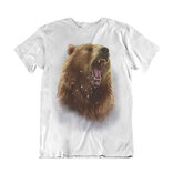 Pánské tričko Zuřivý medvěd bílé