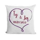 Vankúše pre páry Ty a Ja navždy spolu 