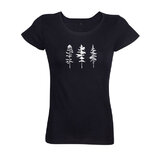 Dámské  tričko 3 stromy černé