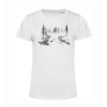 Dámské tričko Řeka v lese