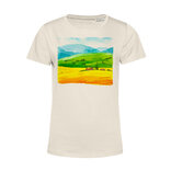 Dámské  tričko Krajinomalba Žlutá pole