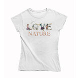 Dámské tričko Love nature písmo
