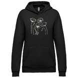  Dámská mikina s kapucí Máky